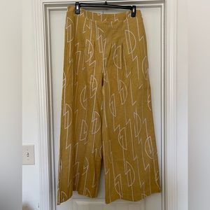 Anthropologie wide leg pants
